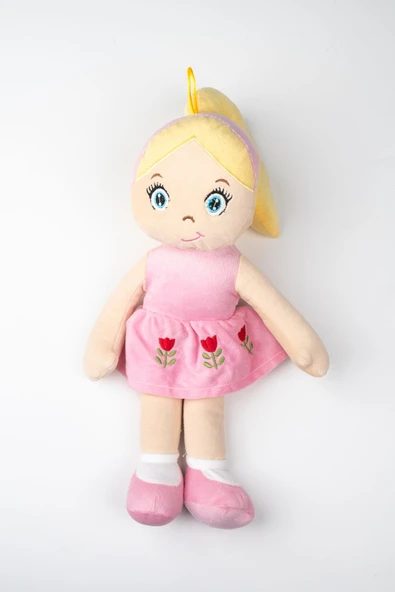 Peluş Kelebek Bebek Pembe 45 CM - 4