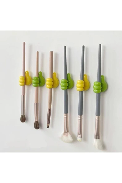 Baş Parmak Kablo Tutucu Mavi 4'lü - 9