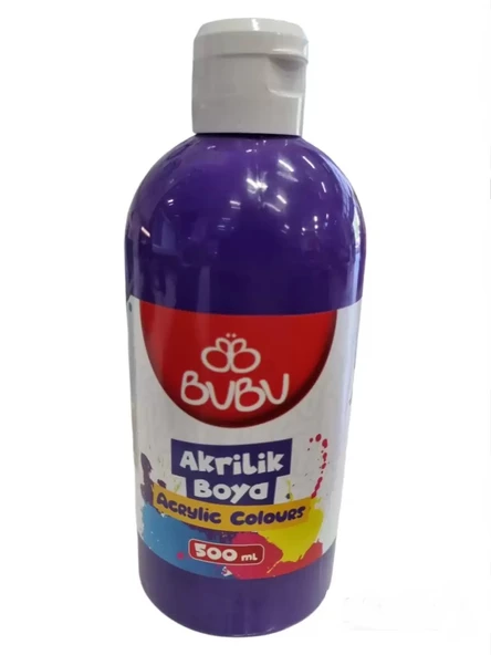 BU-BU AKRİLİK BOYA 500 GR. MOR ürün görseli
