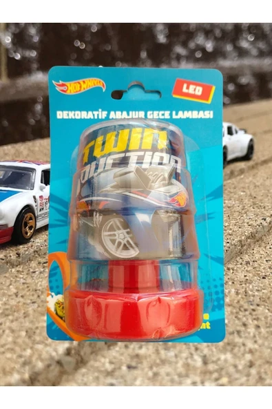 HOT WHEELS Lisanslı Dekoratif Abajur Gece Lambası