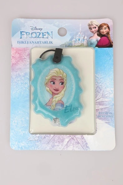 Disney Lisanslı Frozen Işıklı Anahtarlık