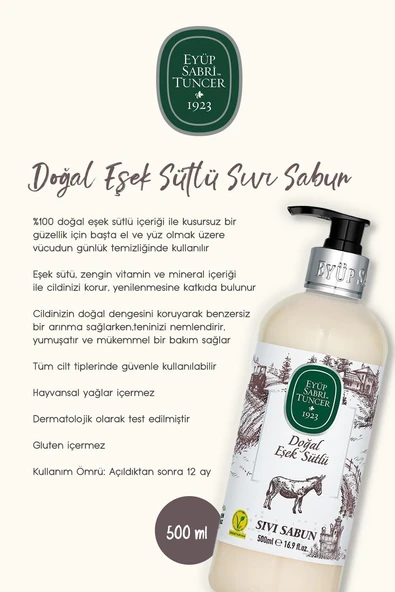 Eyüp Sabri Tuncer Afyon Vişnesi Sıvı Sabun 500 ml - Resim 5