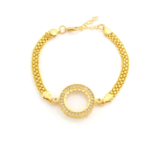 Çeyrek Altın Çerçeve Bileklik Çelik Altın Kaplama BLK-1109 ürün görseli