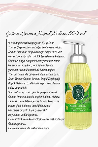 Sabun Paket 500 ML Zeytinyağlı, Eşek Sütlü, Beyaz Sabun, Çeşme Limonu, Japon Kiraz Çiçeği ve Rosie - Resim 4