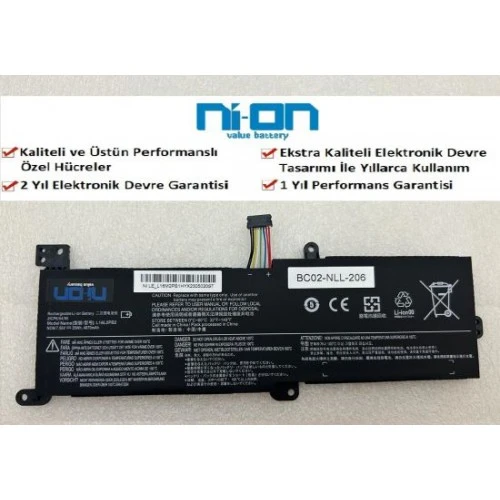 Nion Lenovo ideapad 330-15AST Notebook Batarya - Pil ürün görseli