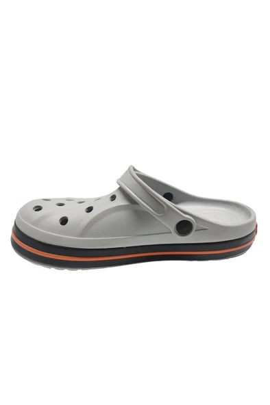 Apella E800-3-25 Anatomik Sabo Terlik Gri Siyah Turuncu 36-40 - Resim 2