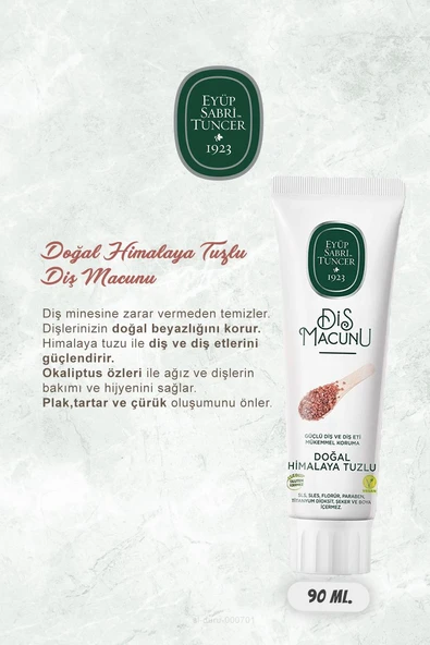 Eyüp Sabri Tuncer Karanfil Özlü Diş Macunu 75 ml - Resim 4