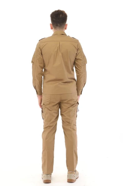 Single Sword Outdoor Unisex Kışlık Gömlek&Pantolon Alt Üst Takım - 3
