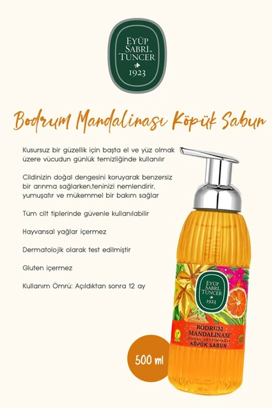 Sabun 500 ml ve 1500 ml, Krem 50 ml, Kolonya 1 lt Bodrum Mandalina ve Rosie Hediye - 4