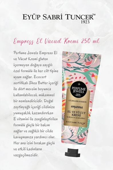 Eyüp Sabri Tuncer Perfume Jewels Summer Dream El Kremi 50ML - Resim 4