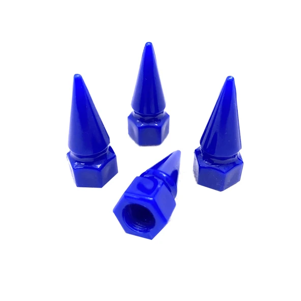 Sivri Mermi Sibop Kapağı Plastik 4'lü 32mm Mavi - 6