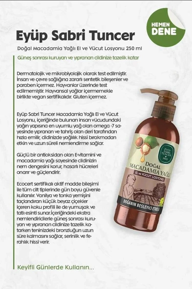 Blue Moon Krem,  Hindistan Cevizi Duş Jeli, Frambuaz Tonik, Zeytinyağlı Şampuan, Macadamia Losyon ve Rosie - Resim 4