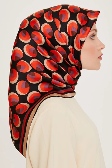 Armine E24KA9119D0209 Dj Saf İpek Eşarp 9219D (T) - Resim 2