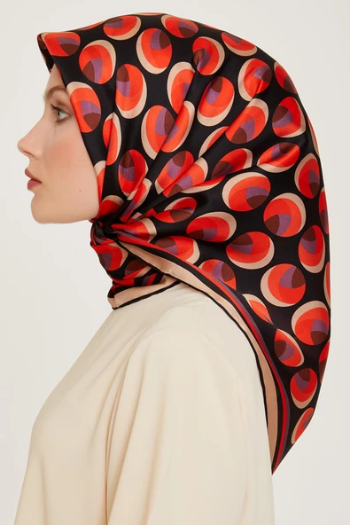 Armine E24KA9119D0209 Dj Saf İpek Eşarp 9219D (T) - Resim 3
