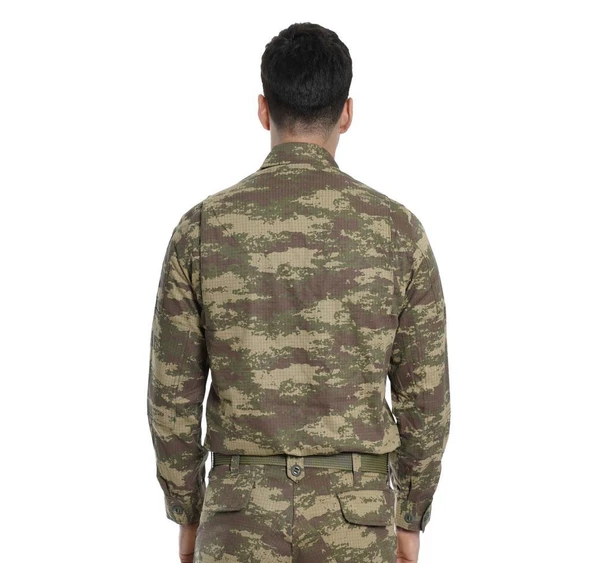 Single Sword Eski TSK Eğitim Gömleği – Dayanıklı Askeri Gömlek - 2