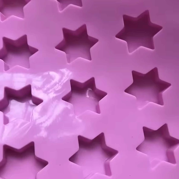 Silikon Kek Kalıp Sugarcraft Yıldız Figürleri Kalıbı Şeker Hamuru Kalıbı 28 Li - Resim 3