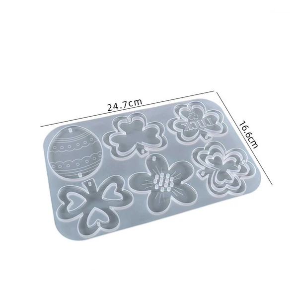 Epoksi Silikon Kalıp Çiçek Modelleri Lamba Avize Süsleme Kalıbı - Resim 2