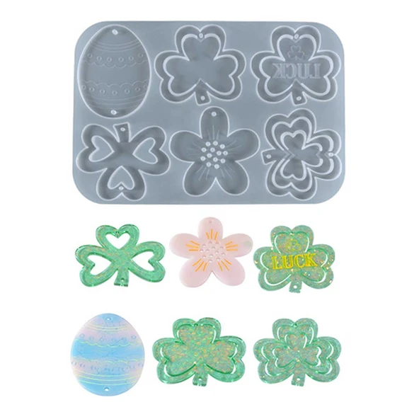 Epoksi Silikon Kalıp Çiçek Modelleri Lamba Avize Süsleme Kalıbı - Resim 3