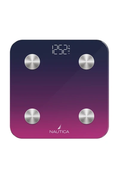 Nautica Gradient Collection Vücut Analizli Akıllı Bluetooth Tartı Baskü Navy Fuşya - 2