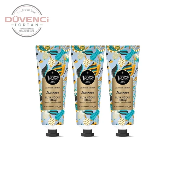 Eyüp Sabri Tuncer Perfume Jewels Blue Moon El ve Vücut Kremi 50 ML x 3 Adet - 2