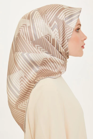 Armine E24KA9218D0283 Dj Saf İpek Eşarp 9218D (T) - 2