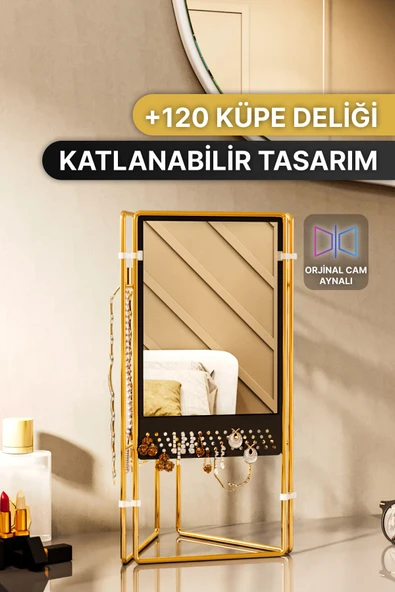 Bino Takılık Takı Standı Makyaj Takı Organizeri Kolye Küpe Yüzük Bileklik Askılık Takı Dolabı Takı Kutusu - 3