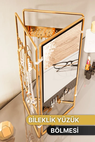 Bino Takılık Takı Standı Makyaj Takı Organizeri Kolye Küpe Yüzük Bileklik Askılık Takı Dolabı Takı Kutusu - 2