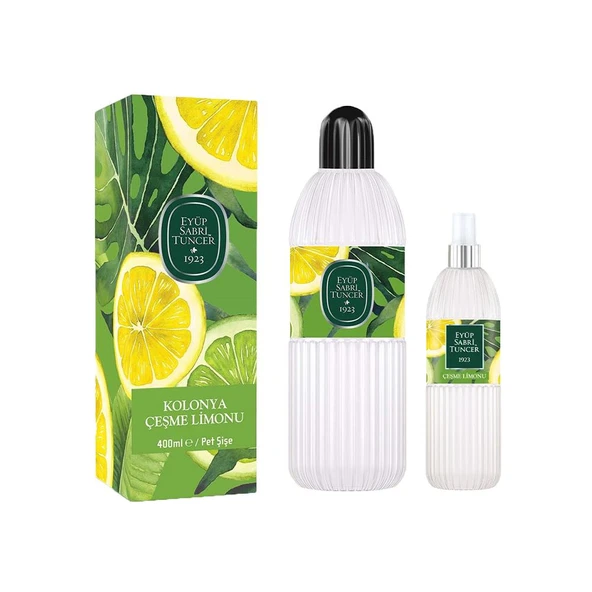 Eyüp Sabri Tuncer Çeşme Limonu Kolonyası Pet Şişe 400 ml ve 150 ml ürün görseli