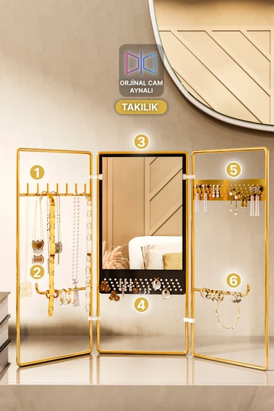 Bino Takılık Takı Standı Makyaj Takı Organizeri Kolye Küpe Yüzük Bileklik Askılık Takı Dolabı Takı Kutusu