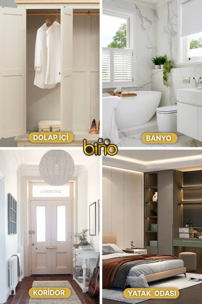 Bino Takı Düzenleyici Takılık Kolye Küpe Bileklik Askılık Aynalı Tasarım Lüks Siyah Mat  Ayna - 7