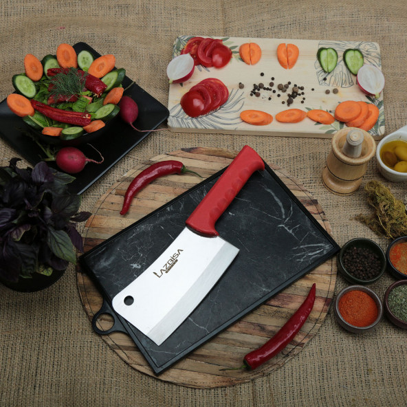 LAZBİSA Mutfak Bıçak Seti Tavuk Kuzu Kemik Satır Zırh - 2