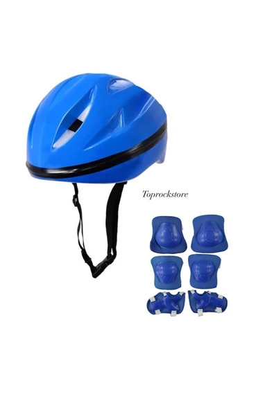 Kask Dizlik Dirseklik Koruyucu Set 7 Parça