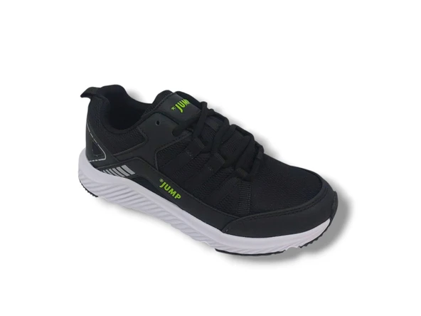 Jump 24865 Unisex Siyah Memory Taban Sneaker Günlük Spor Ayakkabı - 4