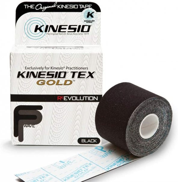 Kinesio Tex Gold 5cm X 5m Ağrı Bandı Siyah