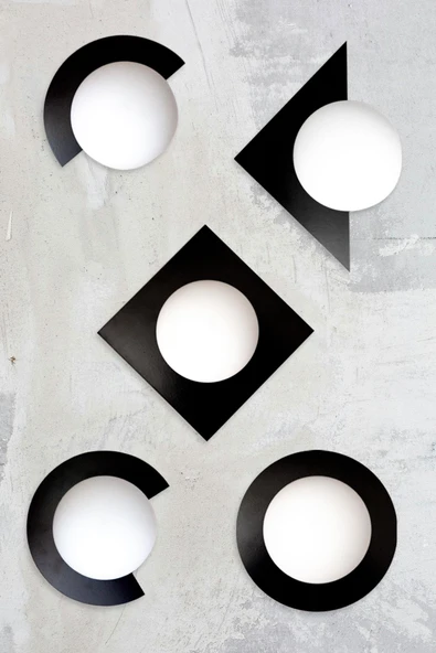 D-light Kesik Aplik Siyah - 2