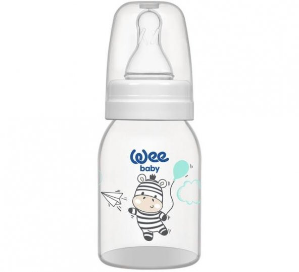 Wee Baby Klasik PP Biberon 125ml 851 0-6 Ay Beyaz - 1