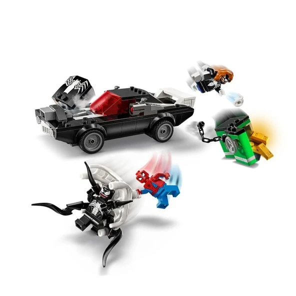 LSS76309 Örümcek Adam ve Venom Araba - Resim 3