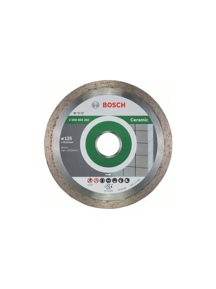 Bosch 9+1 Standard for Ceramic 125mm