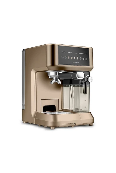 MyCaffe Barista S10 Entegre Süt Hazneli Otomatik Espresso Latte Cappuccino Mak. Walnut Brown - 6