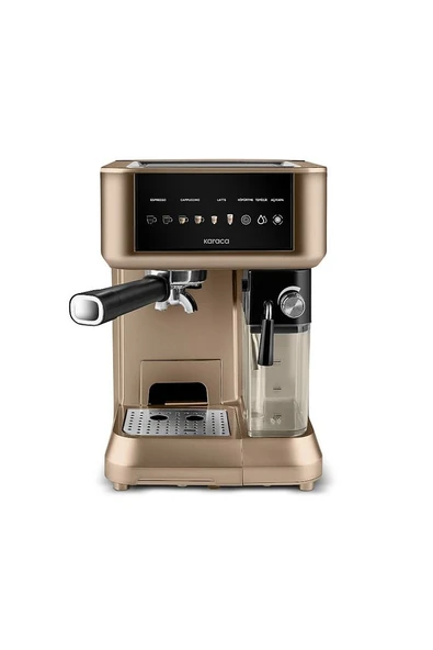 MyCaffe Barista S10 Entegre Süt Hazneli Otomatik Espresso Latte Cappuccino Mak. Walnut Brown - 5