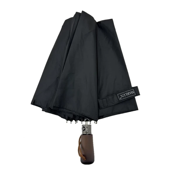 Marlux Mrl501 Otomatik Çift Kırmalı Şemsiye Siyah ürün görseli 1