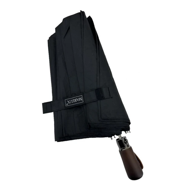 Marlux Mrl501 Otomatik Çift Kırmalı Şemsiye Siyah - Resim 3