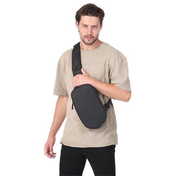 Abs Çapraz Omuz Askılı 31290 Usb Sırt ve Göğüs Çantası - Resim 2