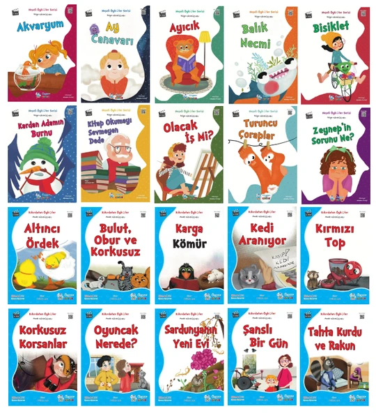 1.Sınıflar İçin Okumayı Sevdiren (20 Kitap)+Kitap Okuma Not Defteri ürün görseli 1