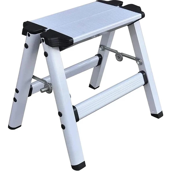 Alüminyum 2 Basamaklı Merdiven MR114 Tabure 34x30cm - 4