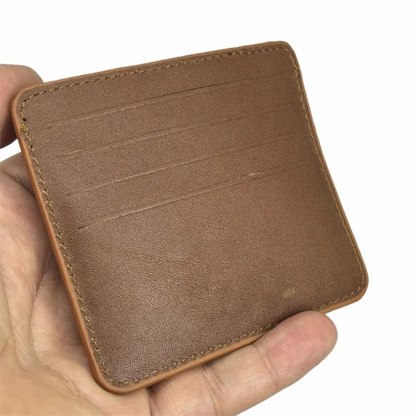 Hakiki Deri 8 Gözlü Kartlık Taba - Resim 4