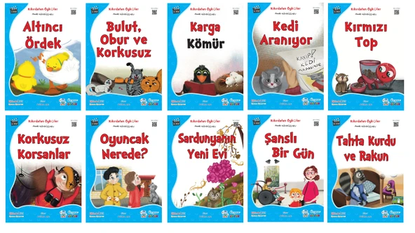 1.Sınıflar İçin Okumayı Sevdiren (20 Kitap)+Kitap Okuma Not Defteri - Resim 2