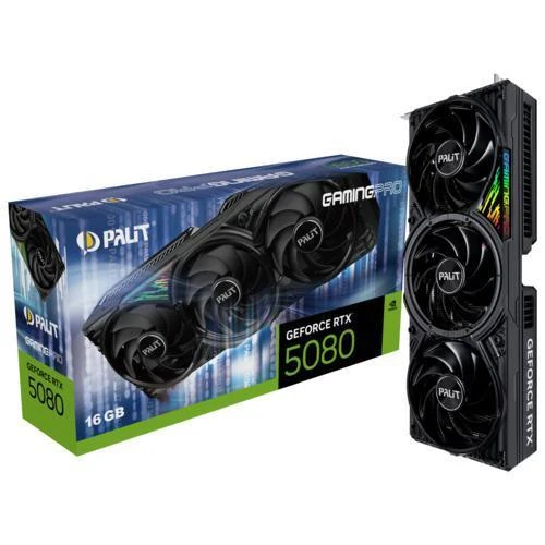 Palit GeForce RTX 5080 GamingPro NE75080019T2-GB2031A 16 GB GDDR7 256 Bit DLSS 4 Ekran Kartı