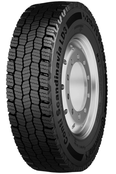 Continental 215/75R17.5 126/124M TL Conti Scandinavia LD3 EU LRF 12PR 2024 Üretim Kış Lastiği
