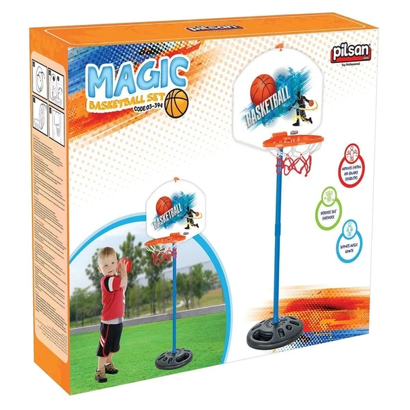 03 394 Pilsan Magic Basketbol Seti Ayaklı